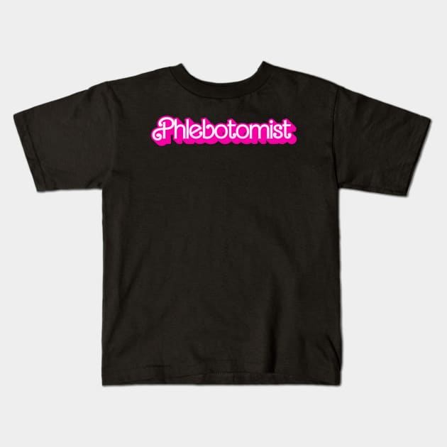 Phlebotomist Kids T-Shirt by MicroMaker